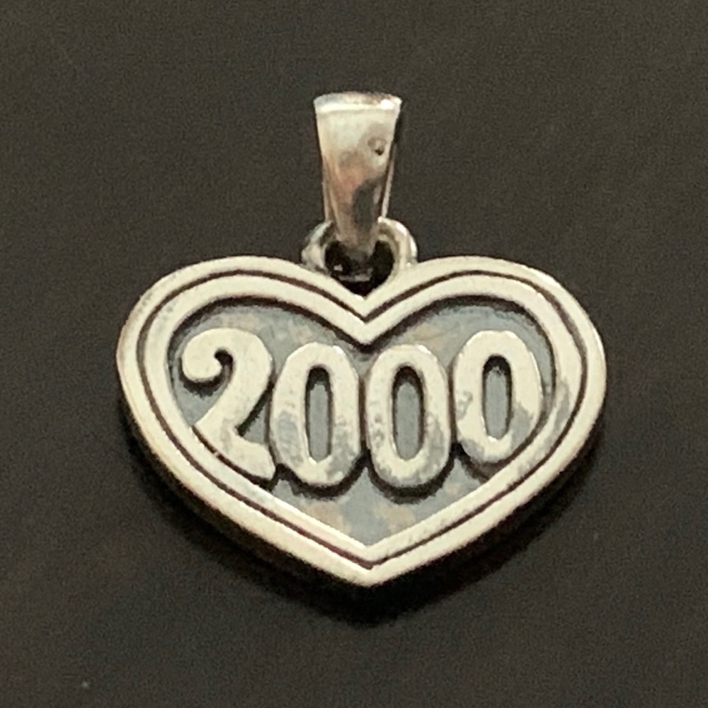 James Avery RARE heart 2000 necklace pendant
